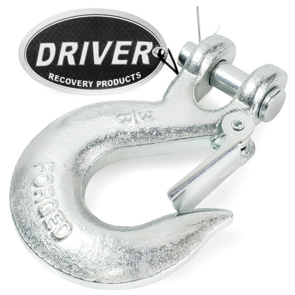 WINCH ROPE CLEVIS HOOK 5/16" Pin suits upto 10000lb winch with handsaver tab